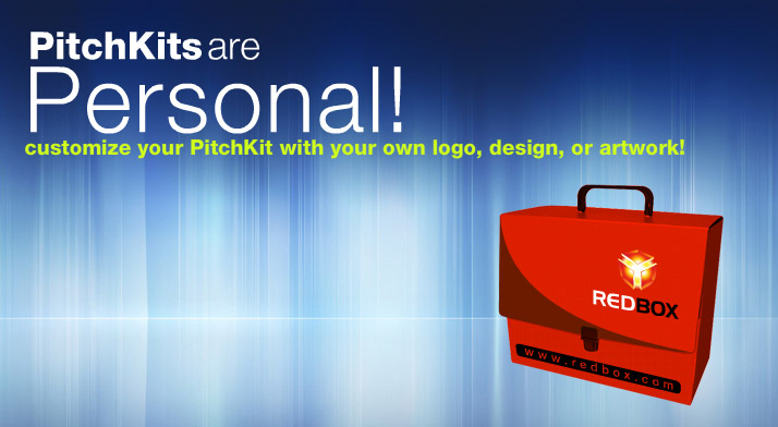 Customize your PitchKit with your own logo, design, or artwork