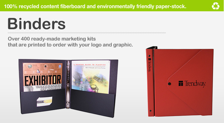 Binders - Over 400 ready-made marketing kits